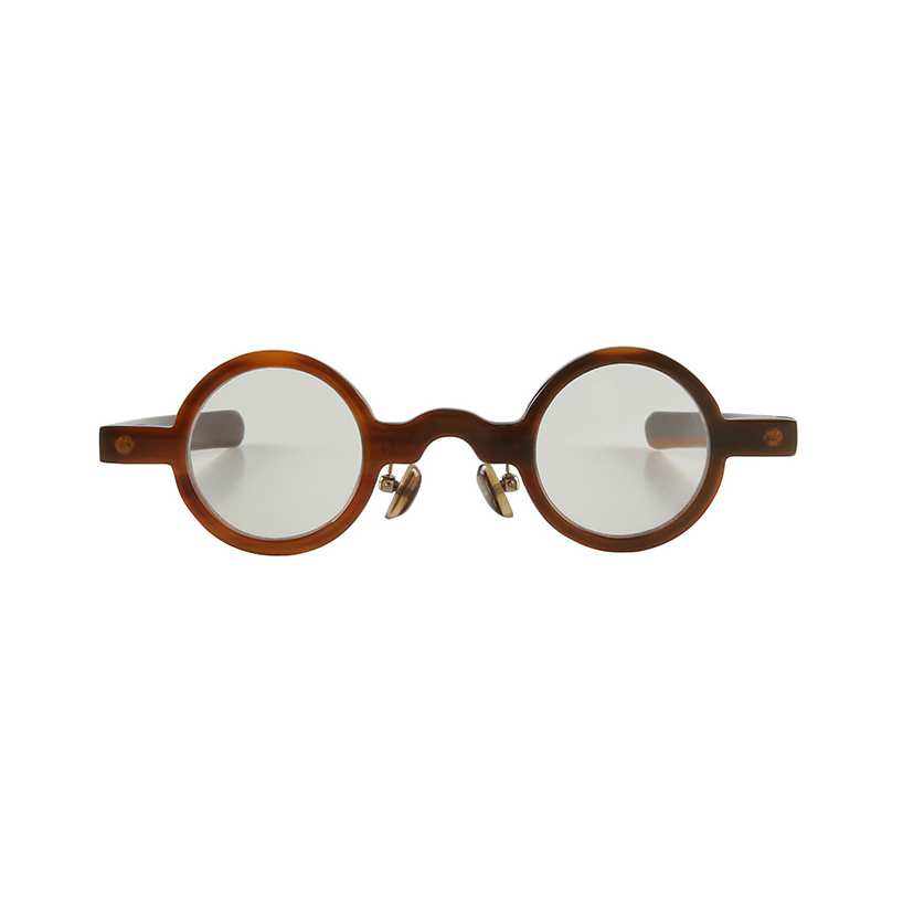 Hand-polished Buffalo Horn Eyeglass Frames