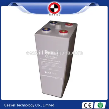 2V OPZV battery 2V 1500AH tubular plate battery