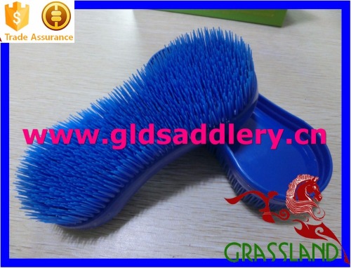 Antibacterial dandy brush with soft touch