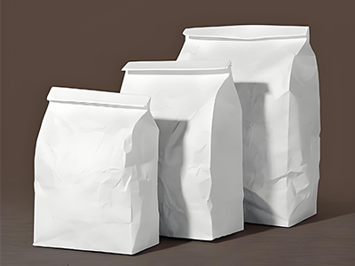 white paper pouches