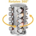 360 Rotating Storage Basket Spice Holder Jar Rack