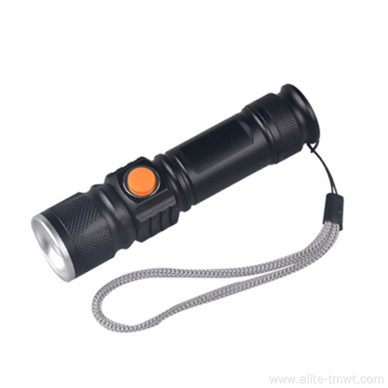 High Quanlity 10W Zoom USB Rechargeable Flashlight