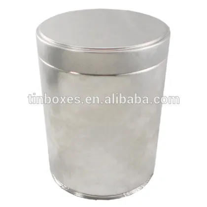 Food grade empty round metal baby milk powder tin container