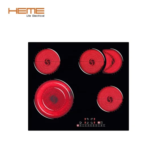 Four Hot Plate Infrared Cooktop with Built-in Vitro Ceramic Hob - CE CB Certified Supplier