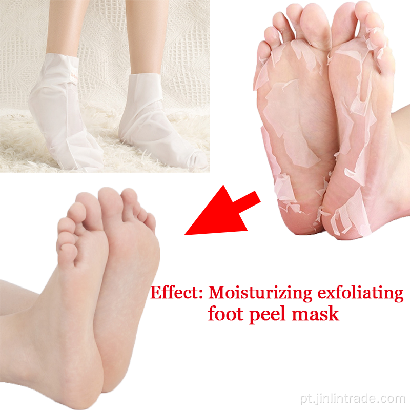 Whitening Foot Mask Hidratante Esfoliante Máscara de Pé