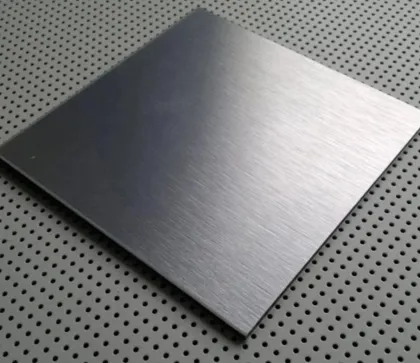 Stainless steel anti fingerprint plate