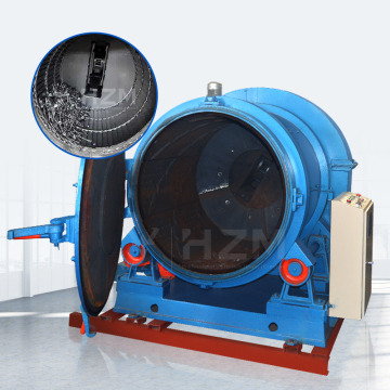 Tilting Drum Rotary Barrel Sand Blasting Machine