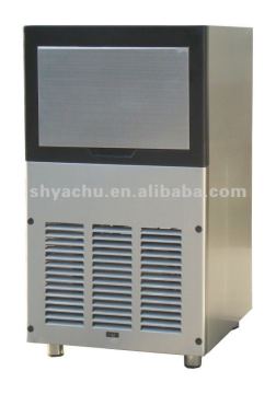 KS-80B commercial water-flowing cube ice maker with imported compressor and water pump in 2015