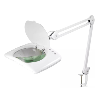 LED Clamp Magnifying Glass for Jewelry: New Design Tool with Square Lens