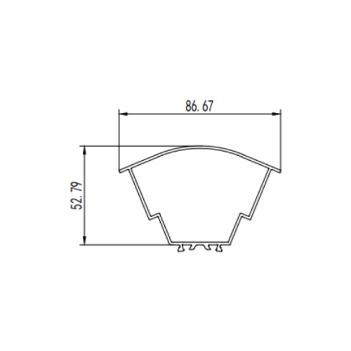 Appliance électrique en aluminium Extrusion d'angle