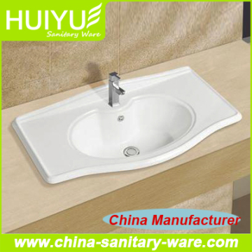China manufacturer thin edged cabinet basin