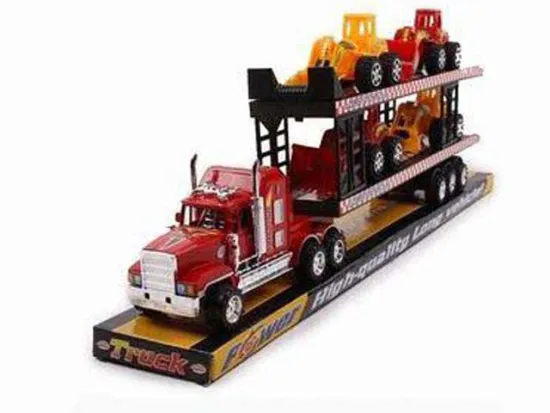 Friction L DOUBLE TRAILER TRUCK 4 JUST SLIDE