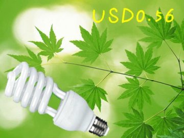 USD0.56 half spiral energy saving lamp for sales promotion