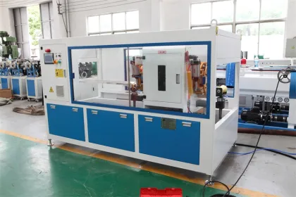 Automatic pipe machine corrugated pipe production line