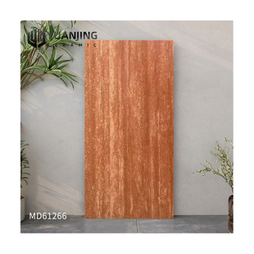 Retro Roman Travertine Anti Slip Porcelain Tiles 600x1200mm for Indoor/Outdoor Floors