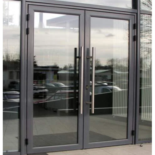 Heavy duty aluminum entrance doors