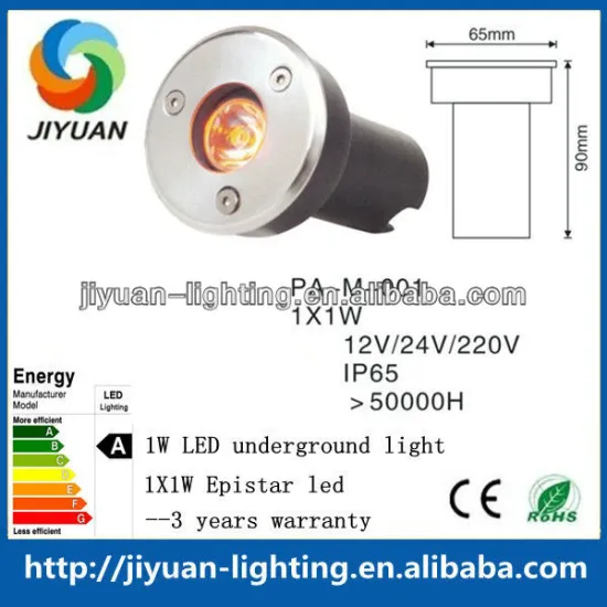 led underground light,solar underground led light 1W outdoor underground lighting fixture