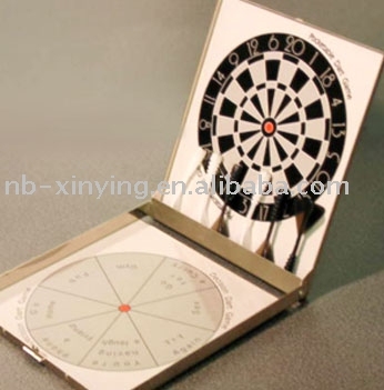 Hot selling aluminum magnetic dart game for travel