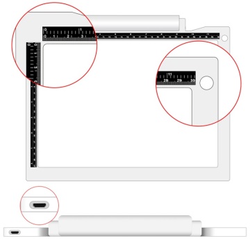 Boîte à lumière de croquis de conception de dessin de Suron