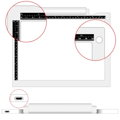 Tablero de copia de dibujo A4 sin parpadeo Suron