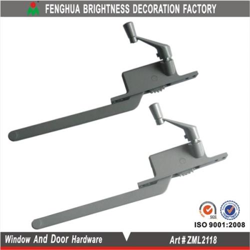 Zamac window winder, casement window with winder