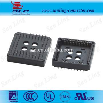 2.54mm PLCC Socket,68Pin,Straight,Brown