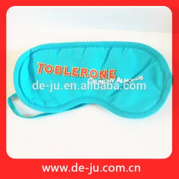 Manufacture Blue Cotton Fabric Coat Sleeping Eye Mask