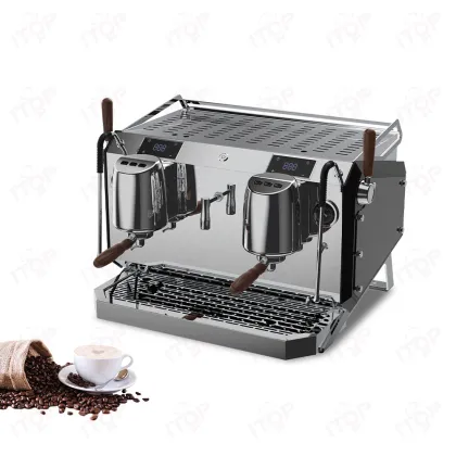 Commercial Professional Double Head Coffee Machine - Two Group Commercial Coffee Maker