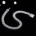Premium Lab Diamond Cuban Cuban Link ကွင်းဆက်ကွင်းဆက်