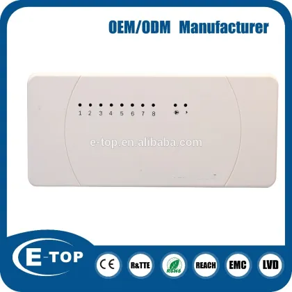 Max 8 channel wireless hydronic central control for floor heating