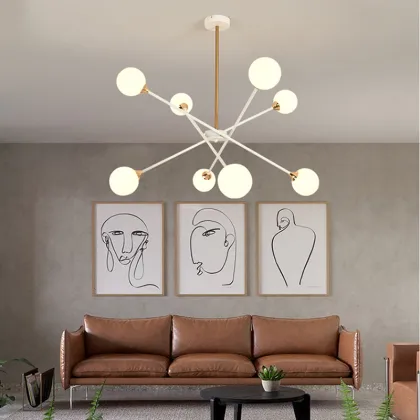 Nordic Style Chandeliers and Lamps for Home Decor