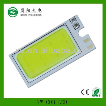 2014 factory manufacture 3w cob led chip  led car light