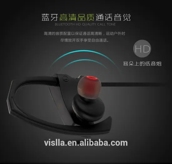 2017 New mini ipx7 waterproof bluetooth earphone wireless bluetooth Music Stereo Headphone Earhook Headset with mic