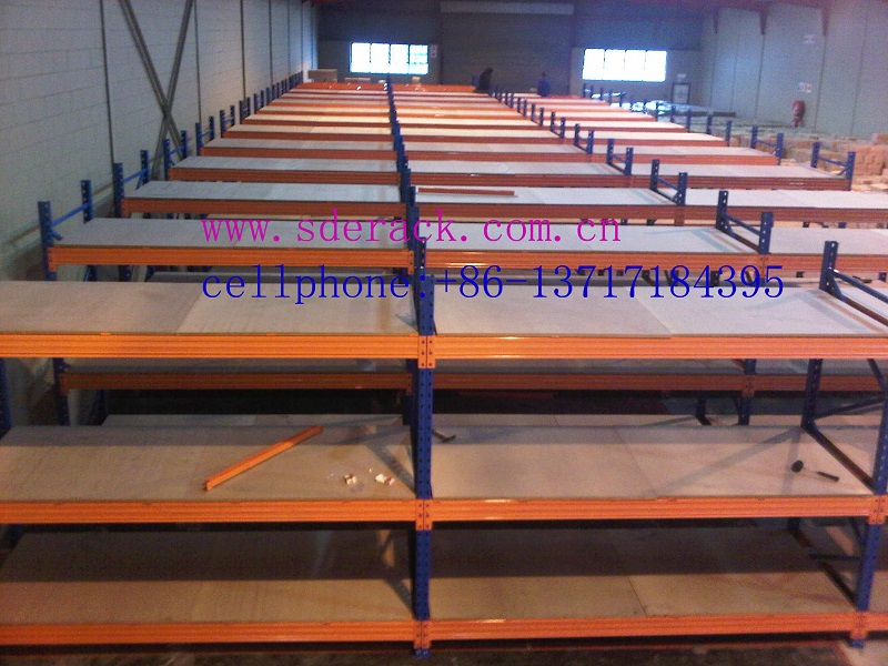 Heavy Duty Shelves with Plywood Decking