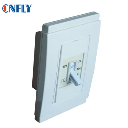 Haco 32A 30A Overcurrent Safety Breaker Flush Wall Switch Type Circuit Breaker