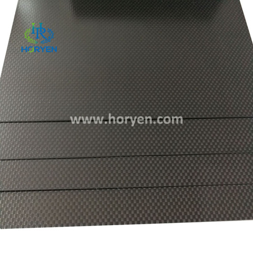 Plain Carbon Fiber Plate 3K plain twill weave carbon fiber plate 500*600*1mm Supplier