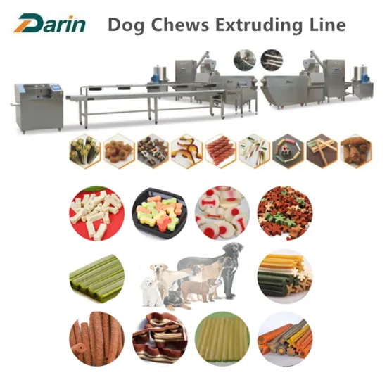 Double Color Double Color Dog Chews Extruding Line
