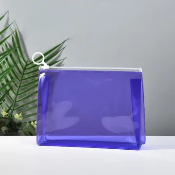 XDH518 Factory Wholesale Small Black Clear PVC Makeup Bag for Travel
