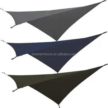 Portable Outdoor Sunshade and Rain Fly: Waterproof Oxford Cloth Hammock Tent with UV Protection