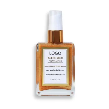 Private Label Non-Greasy Deeply Nourishing Body Shimmer Oil