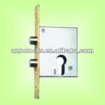 2 steel rods deadbolt with 2 turns lock body