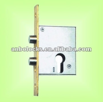 2 steel rods deadbolt with 2 turns lock body