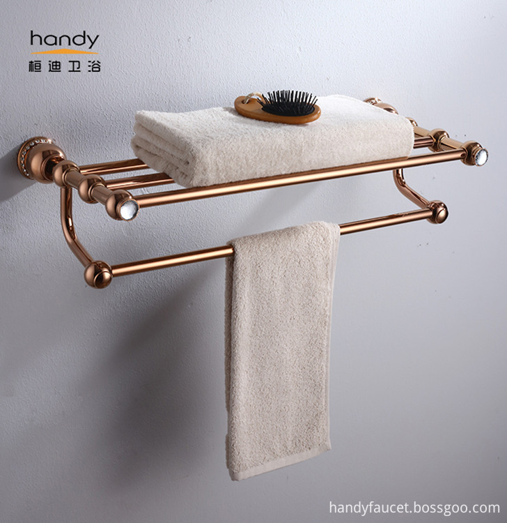 Brass towel Shelf