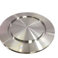 Stainless steel iso vacuum blind plate