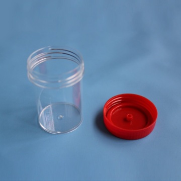 Disposable sterile plastic 40ml urine sample