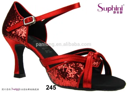 Shining Sparkle Ballroom Salsa Shoe For Dancing