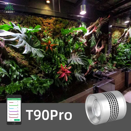 High Quality Full Spectrum T90Pro 90W LED Aquarium Light for Plant and Fish Tanks