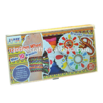 Make Your Own Friendship Bracelets kit with foam wheel
