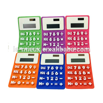 Hot Colorful Solar Silicone Calculator