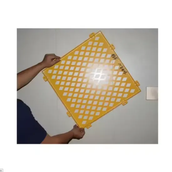 Perforated Metal and Plastic Mesh Sheets for Grills and Industrial Use